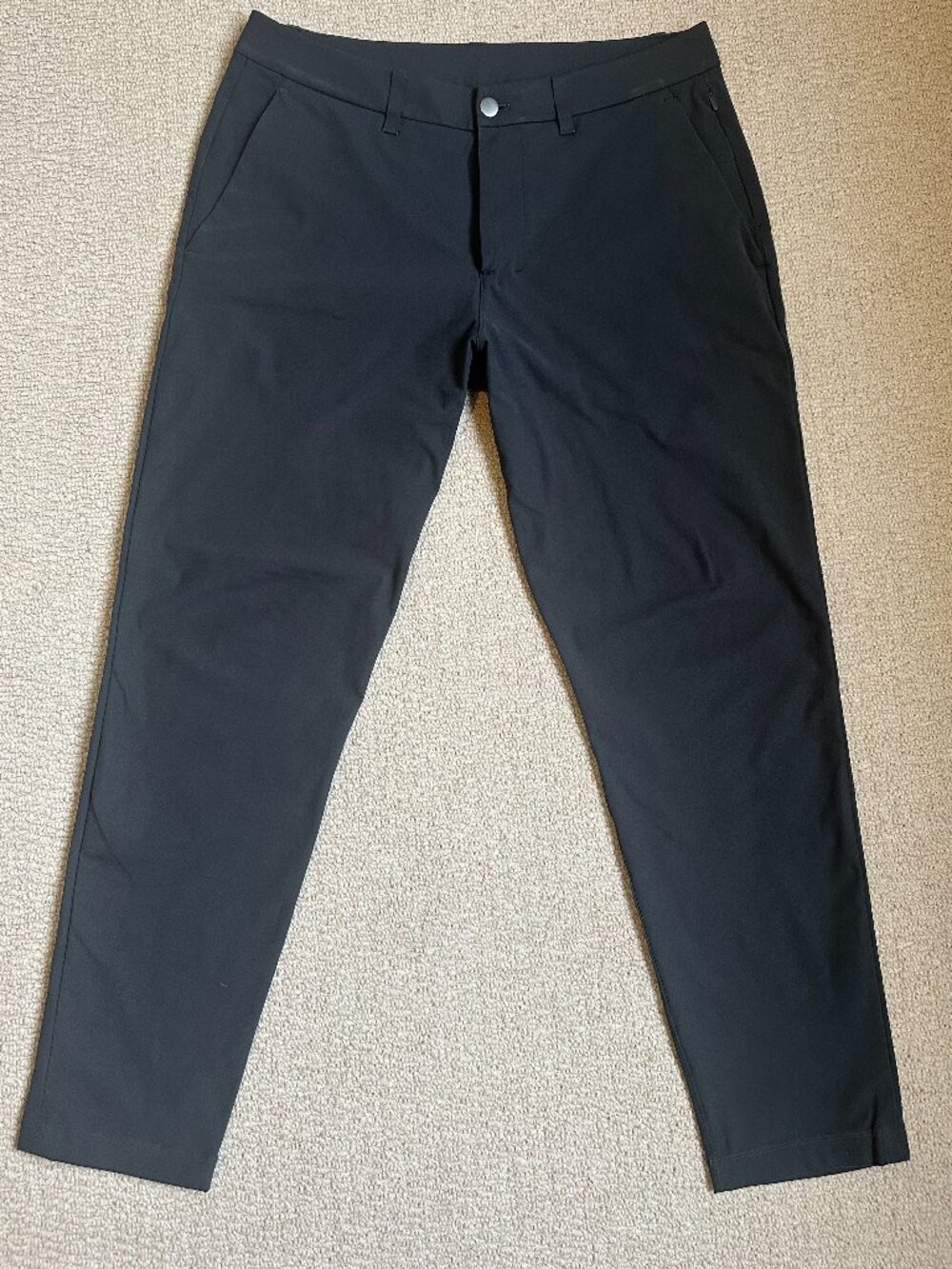 Lululemon Men's ABC Slim-Fit Trouser 30L *Warpstreme, Color: Obsidian